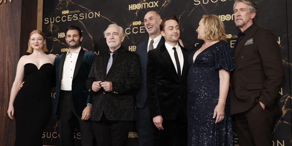 Cast From Succession Cr: HBO