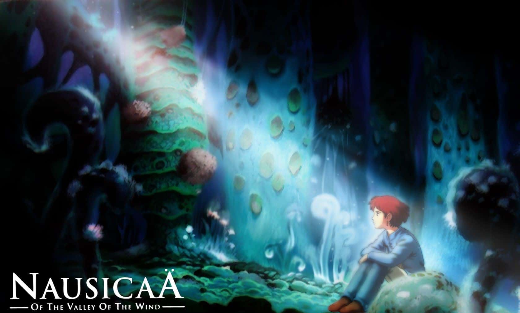 Nausicaa sitting in the toxic environment
