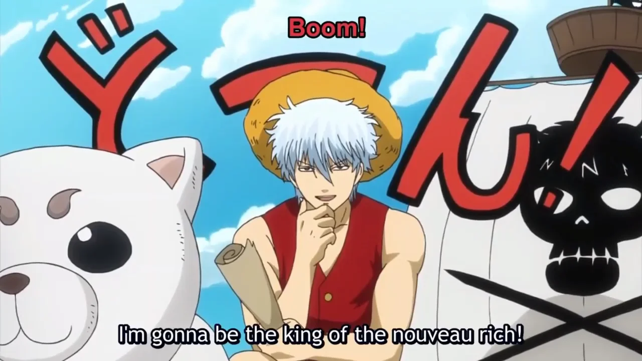 Gintama One Piece reference