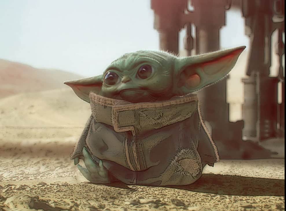 Art of Baby Yoda.