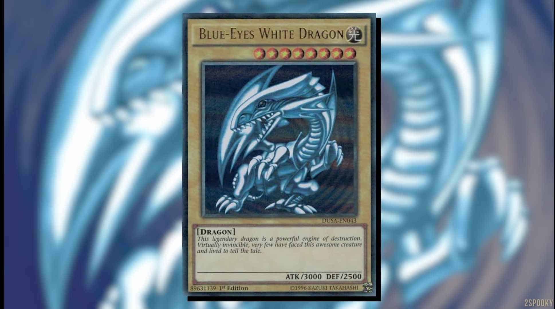 blue eyes white dragon card