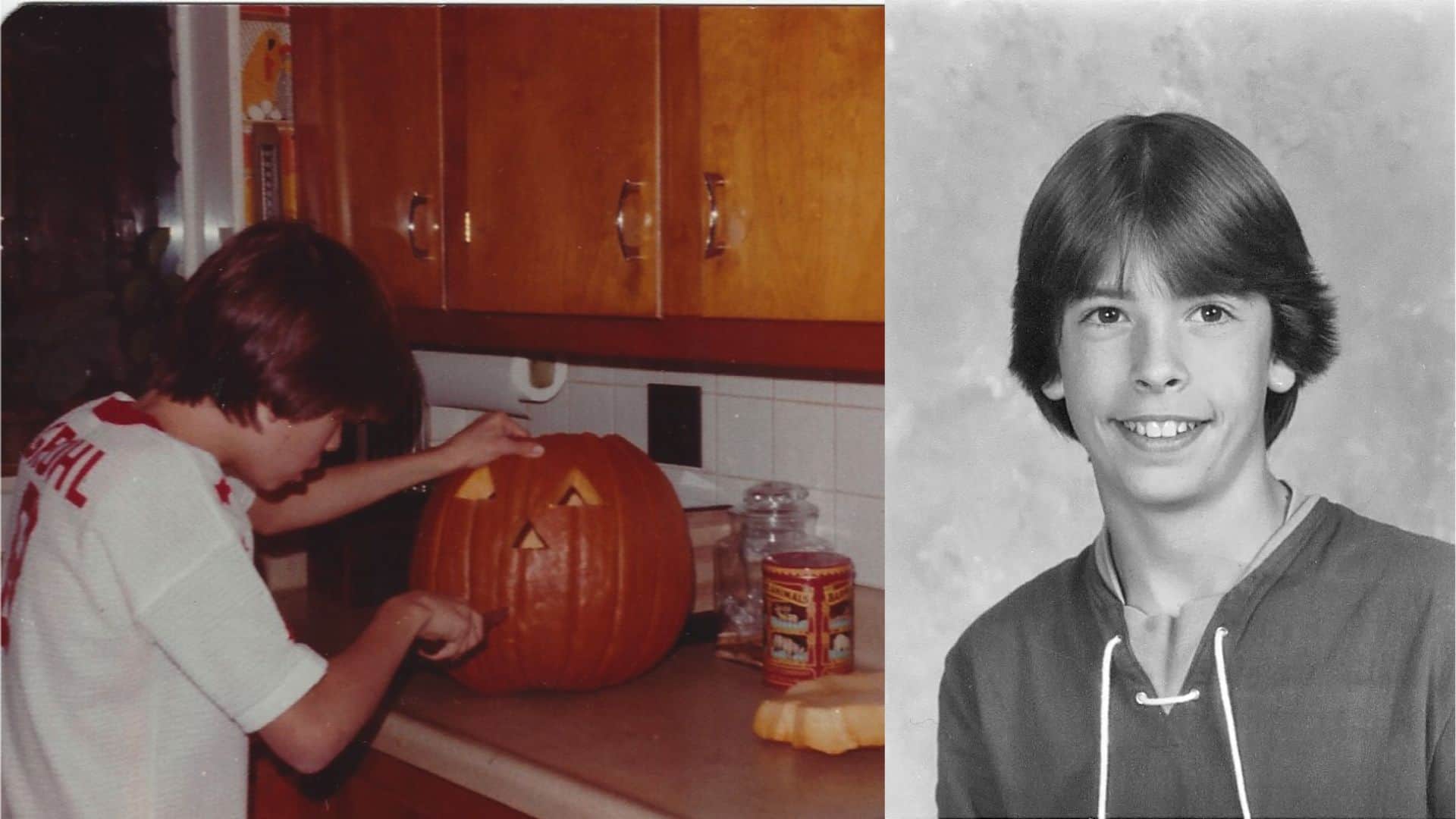 Childhood pictures of Dave Grohl