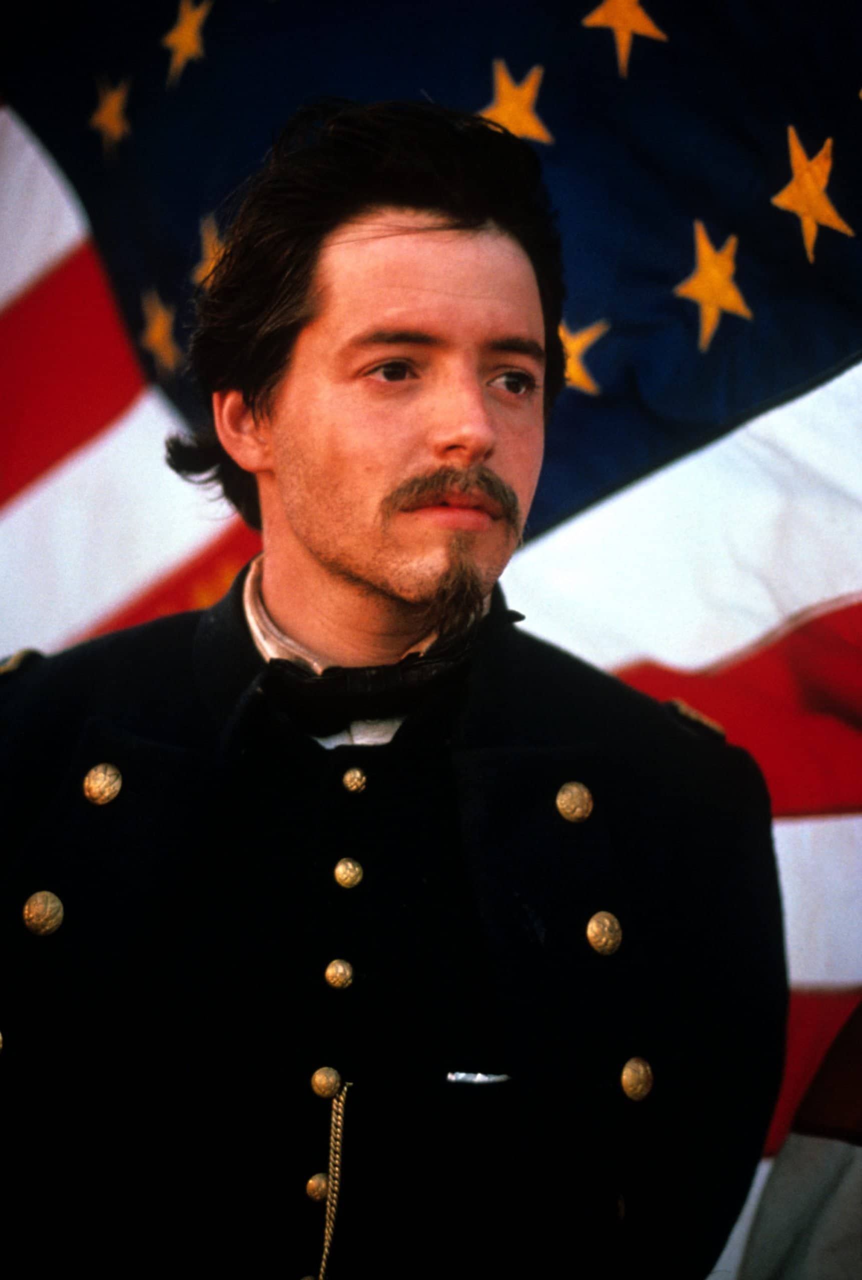 Matthew Broderick as Colonel Robert Gould Shaw.