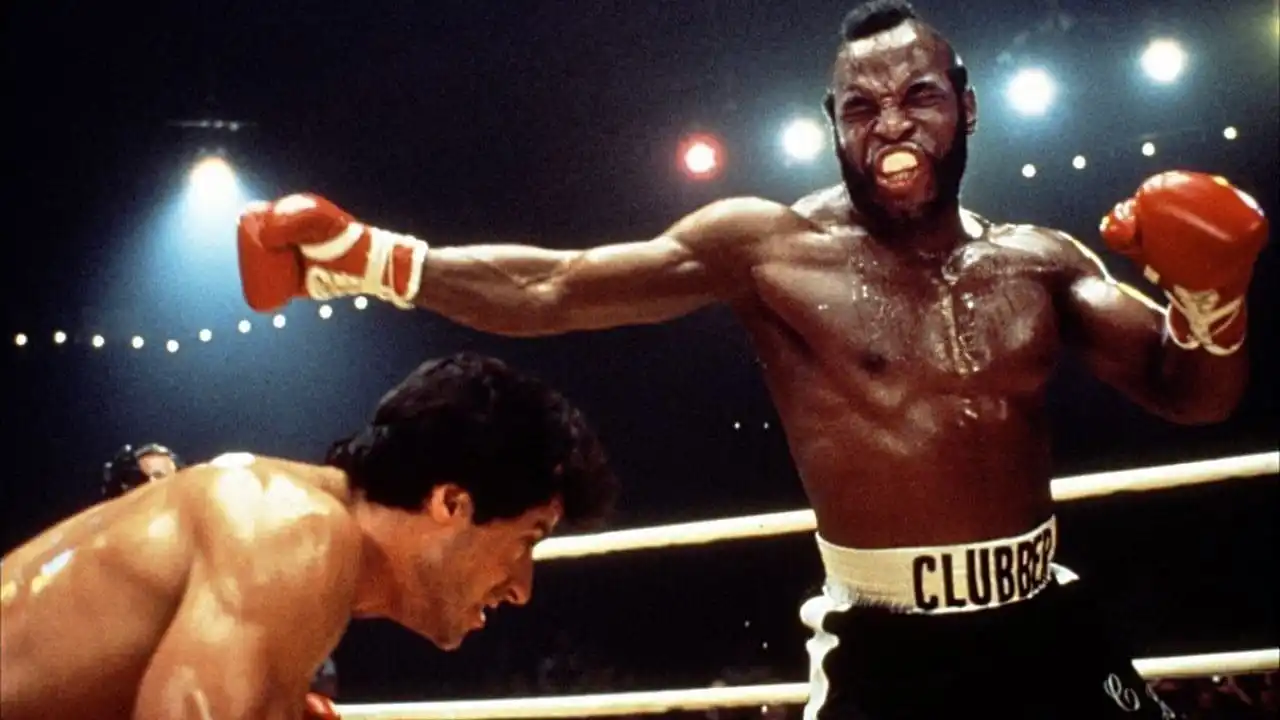 Mr. T as Clubber Lang in the movie, Rocky III