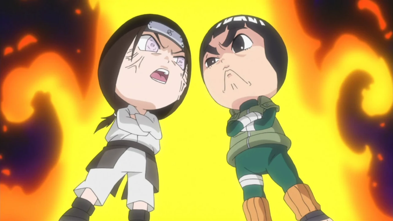 Neji and Lee rivalry