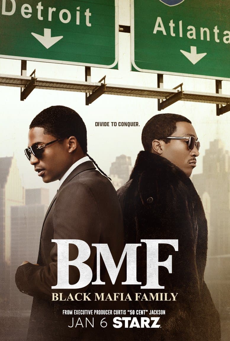 Poster for the show, BMF (Credits: Starz)