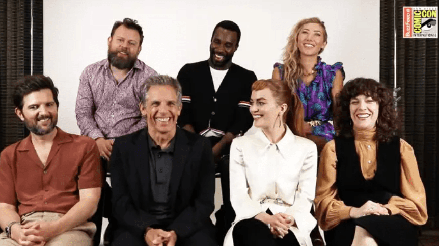 The cast of Severance in a Buzzfeed interview.