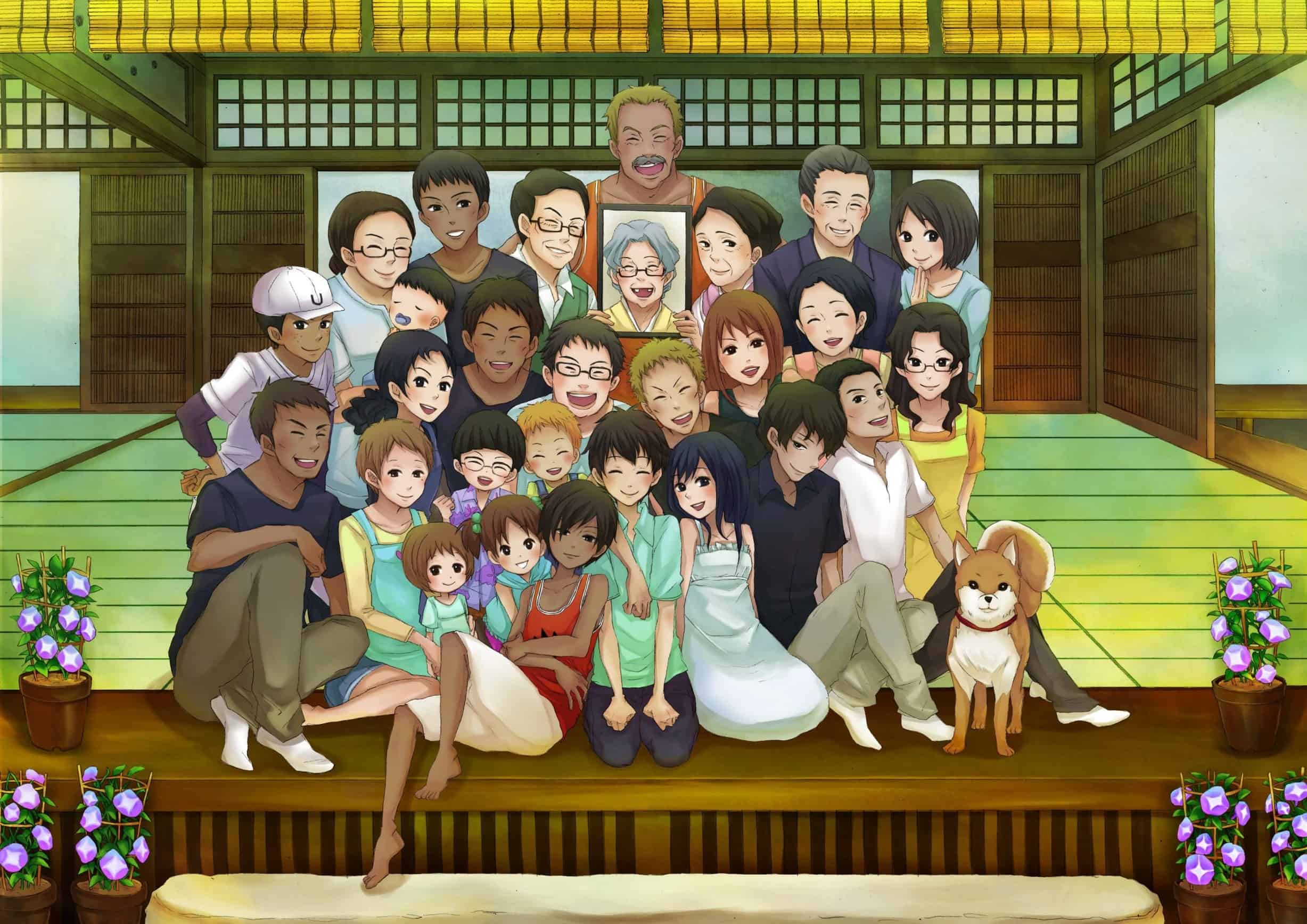 Jinnouchi Family refreshingly taking up a picture together