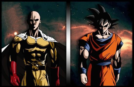 One Punch Man and Dragon Ball Fanart