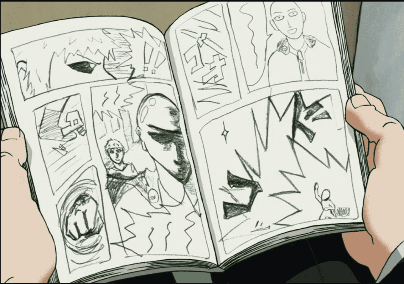 One Punch Man reference in Mob Psycho 100 