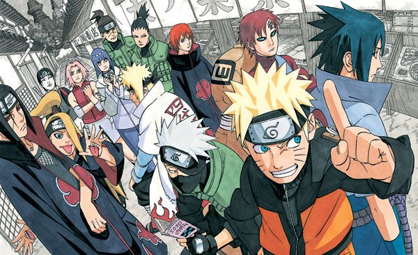 The characters of Naruto Shippuden