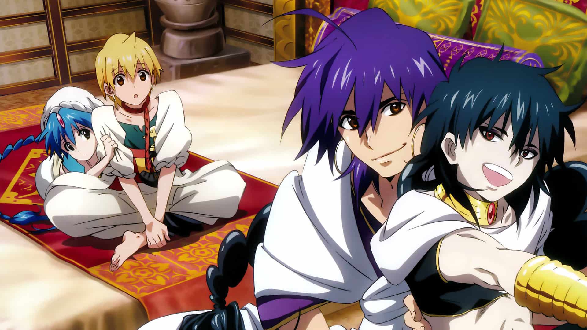 Sinbad, Alibaba & Aladdin from Magi: The Labyrinth of Magic