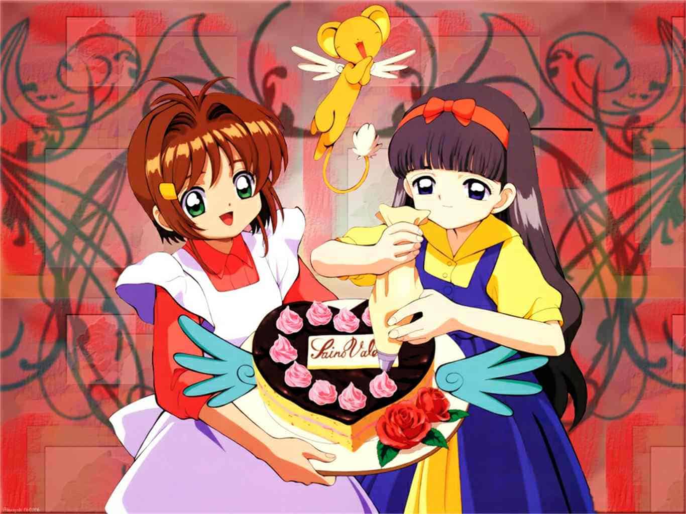 sakura and tomoyo cake