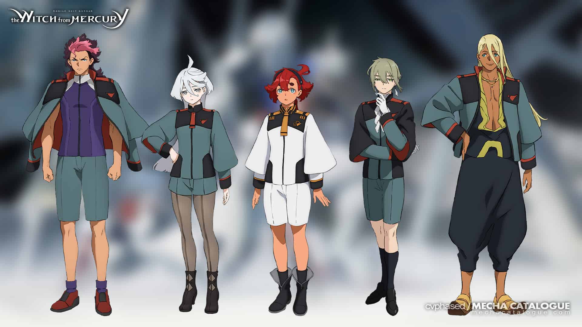 Mobile suit Gundam: The witch from Mercury characters