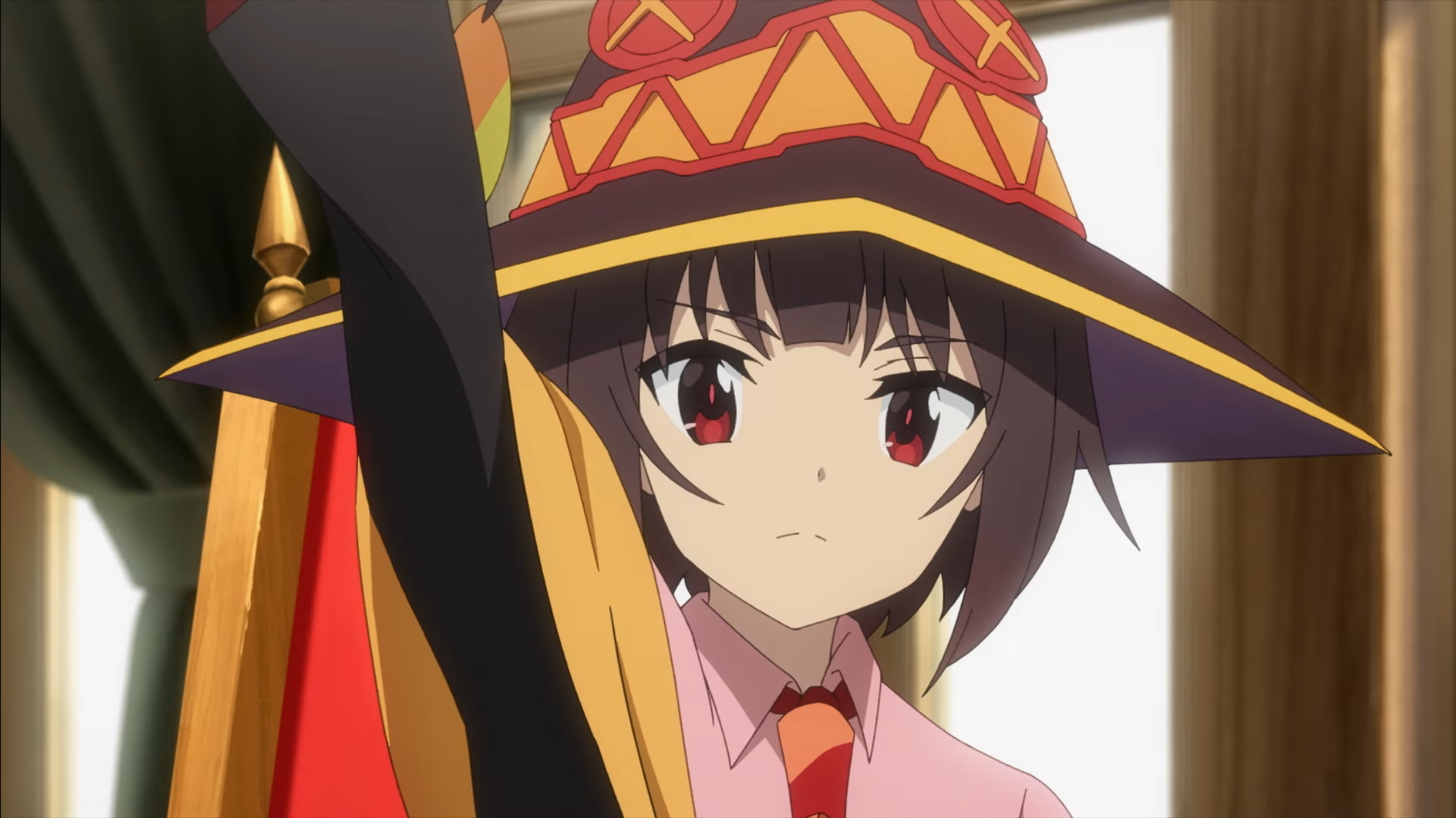 A still from the trailer of the show, Konusuba- An Explosion On This Wonderful World!