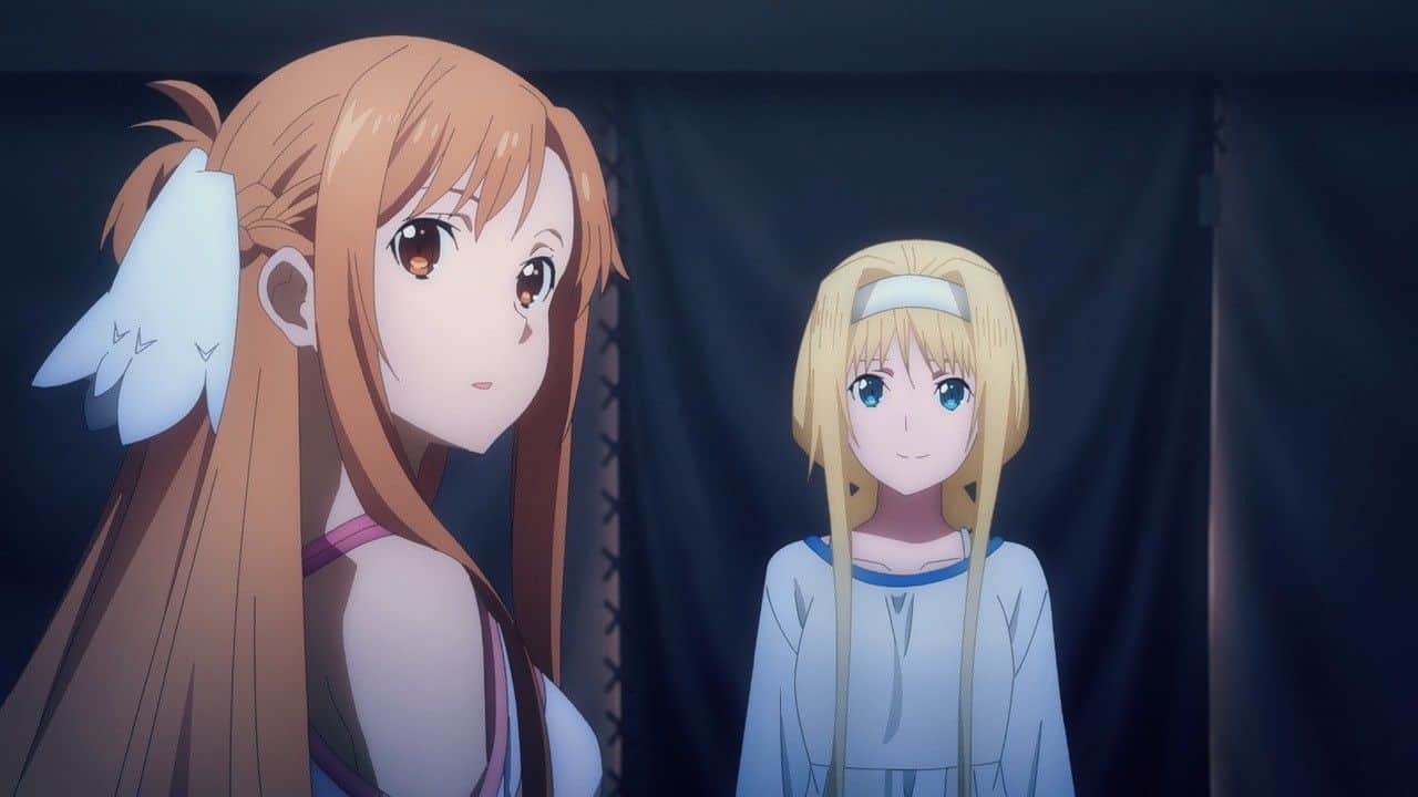 Alice and Asuna in SAO