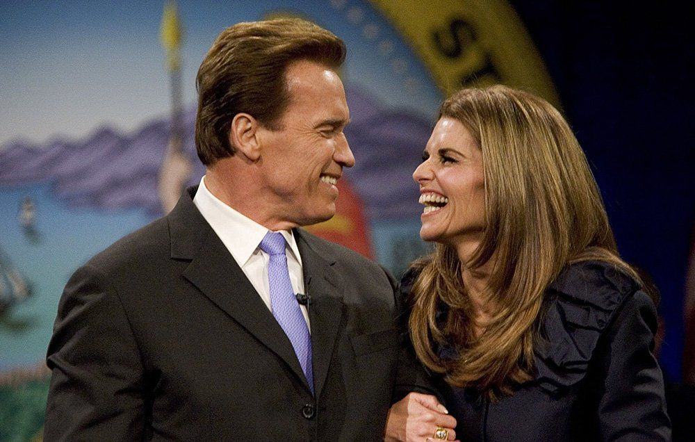 Arnold Schwarzeneggar and Maria Shriver