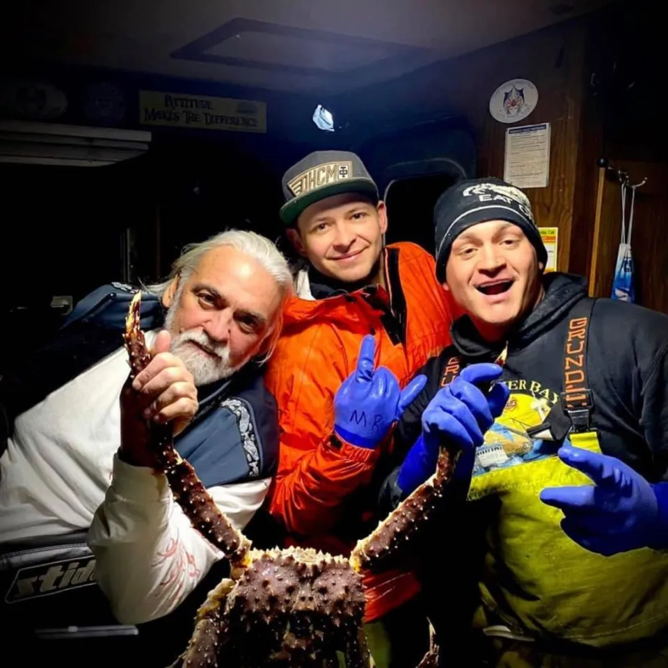 Captain Bill with Nick on the show, Deadliest Catch (Credits: Discovery Channel)