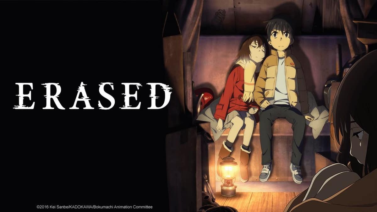 Erased anime cover art