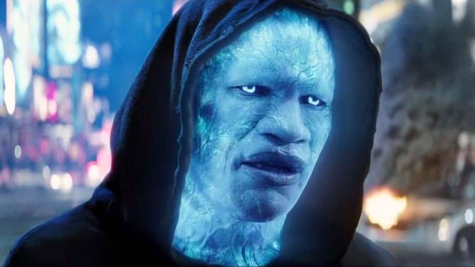 Foxx as Electro in The Amazing Spiderman (Credits: Marvel Entertainments)