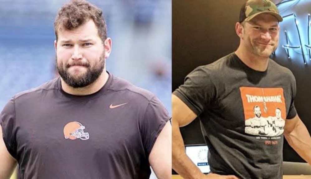 Joe Thomas' Before And After Looks