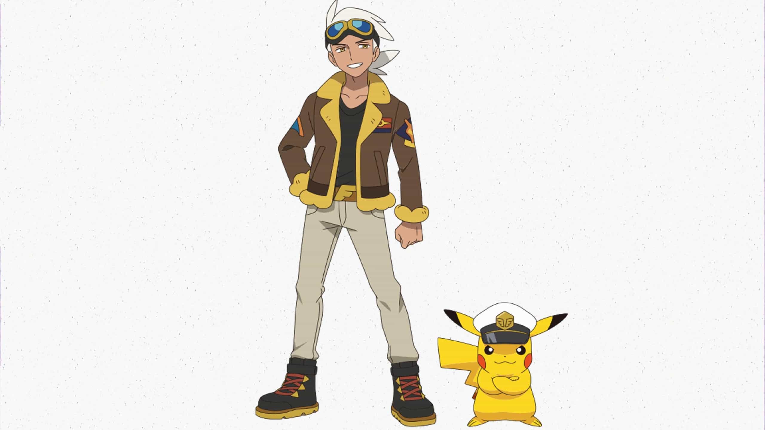 Leader Of The Rising Vortechers Frieda And His Partner Captain Pikachu - Pokémon Horizons The Series