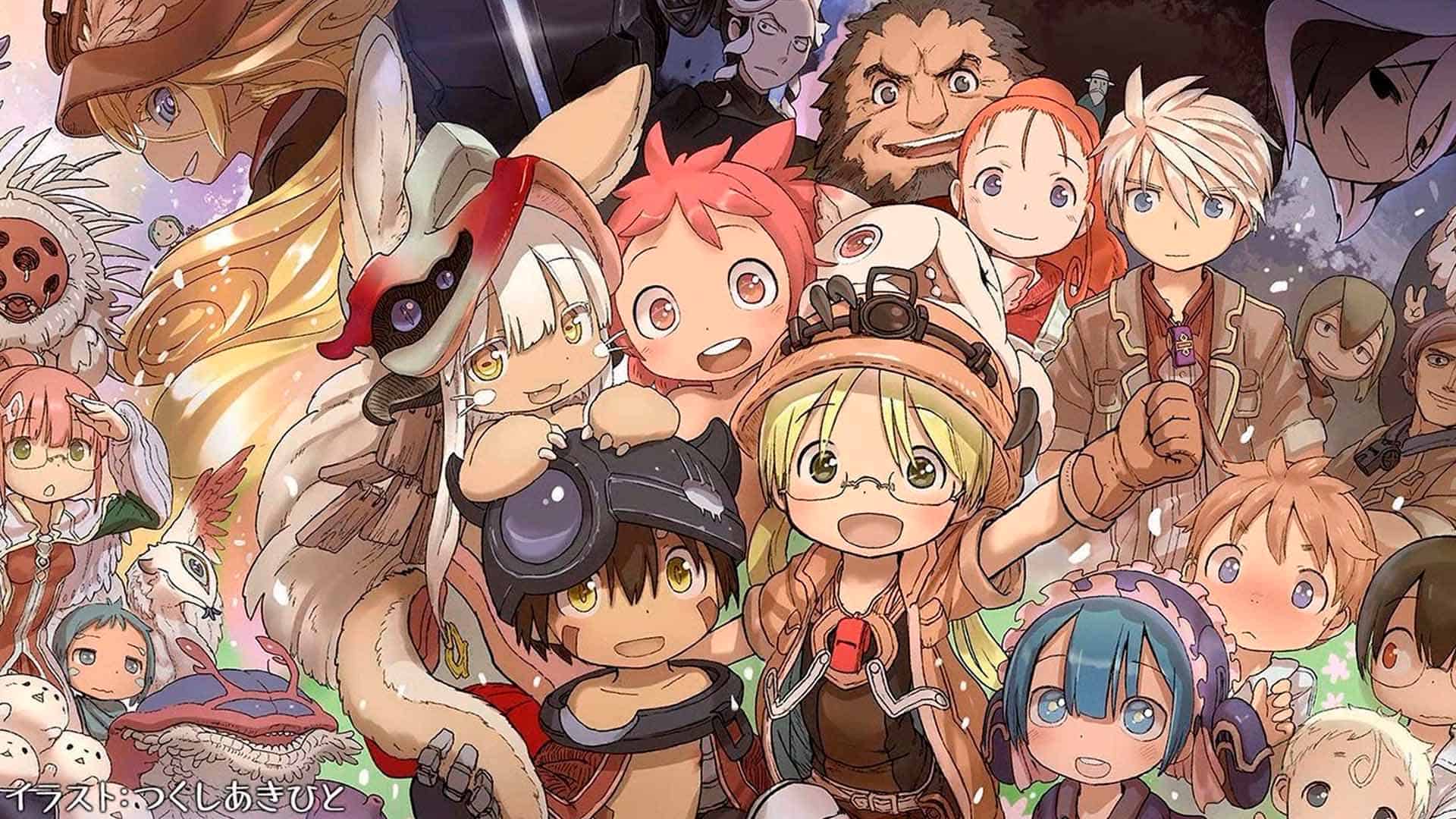 Made in Abyss all characters (credits Crunchyroll)