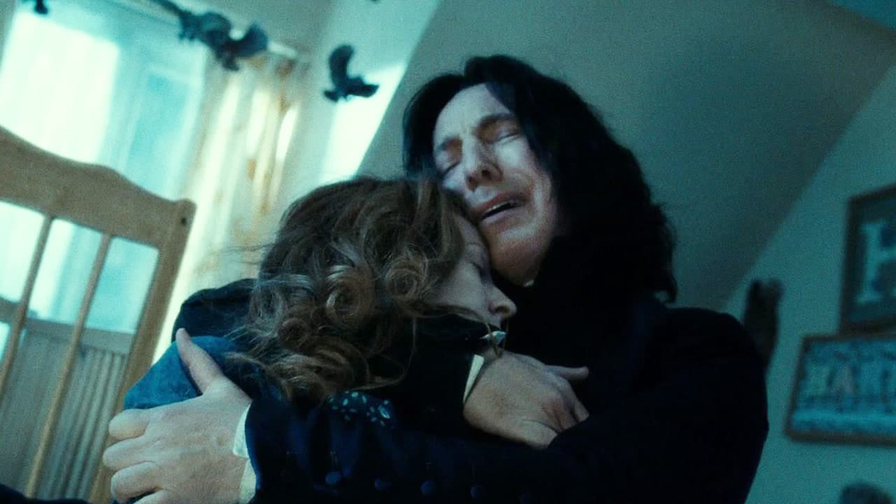Older Snape and Lily moments after Lily's death (Credits: Warner Bros.)