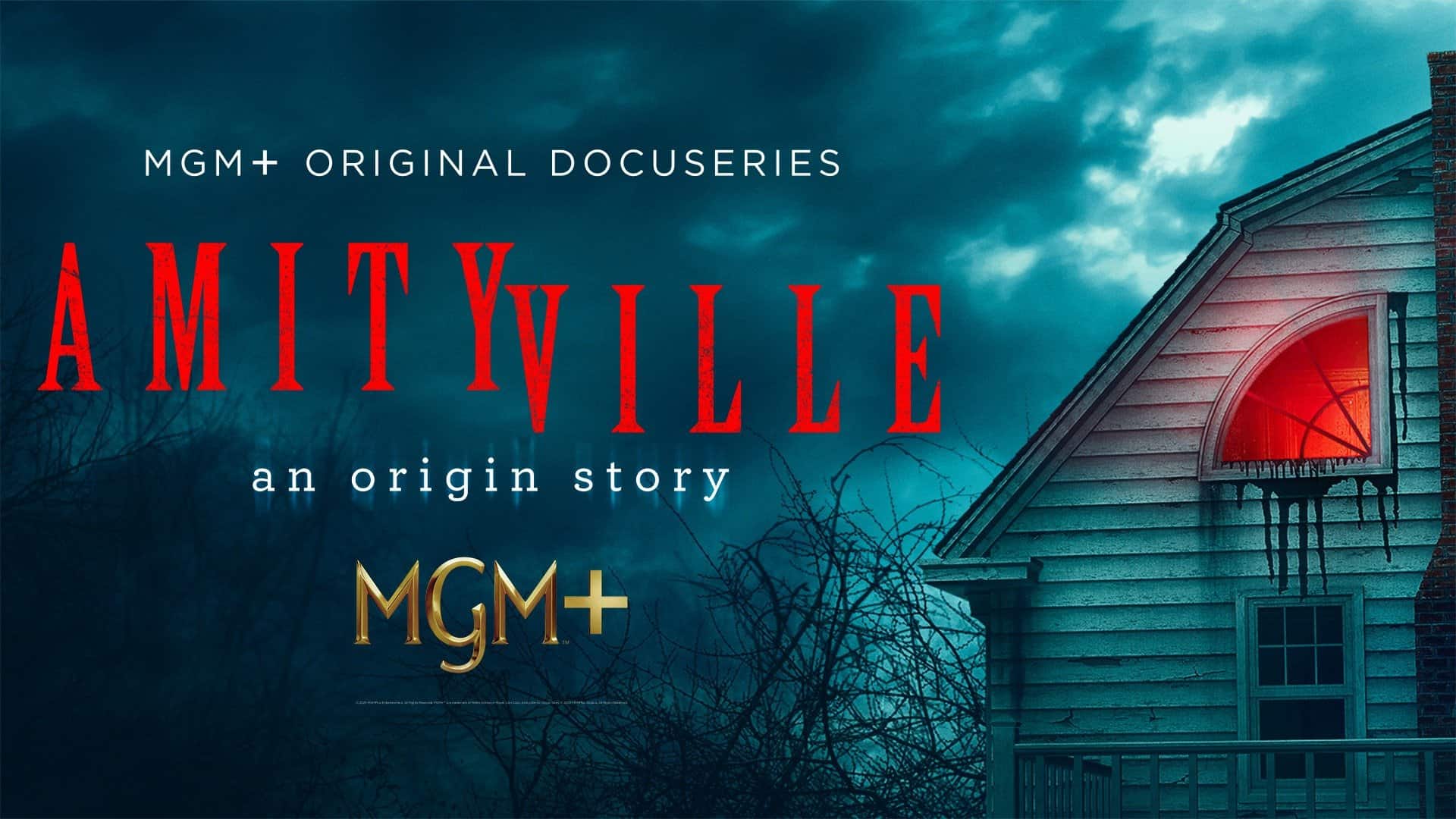 Poster for the show, Amityville: An Origin Story