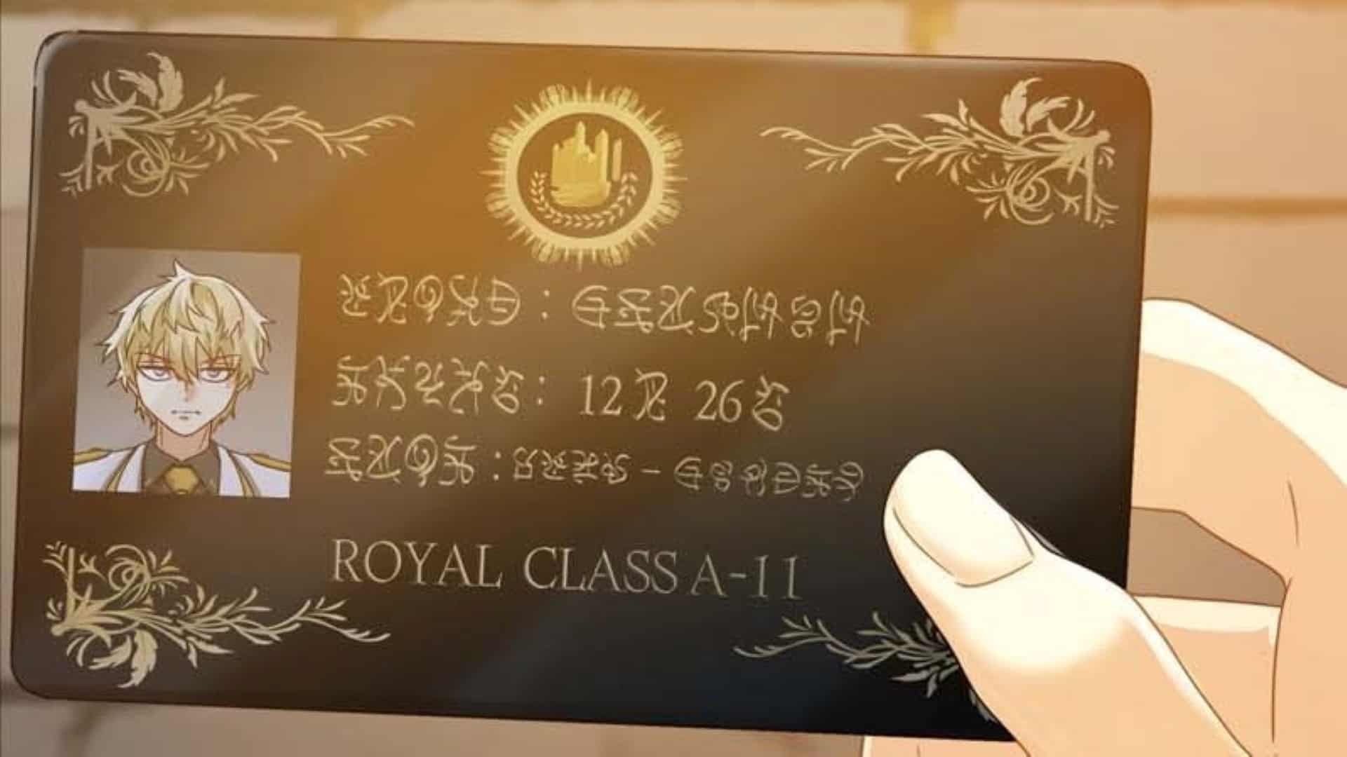 Reinhardt's School ID Card - The Demon Prince Goes To The Academy Chapter 12