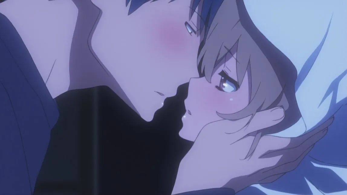 Ryuji and Taiga Kissing