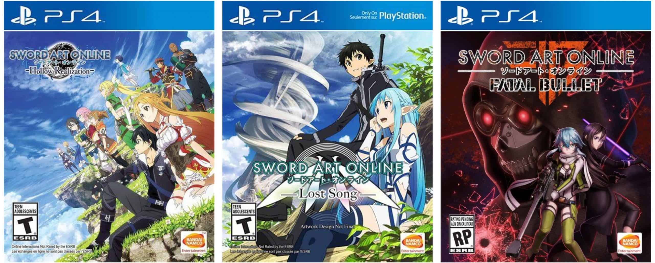 Swords Art Online PS4 Games