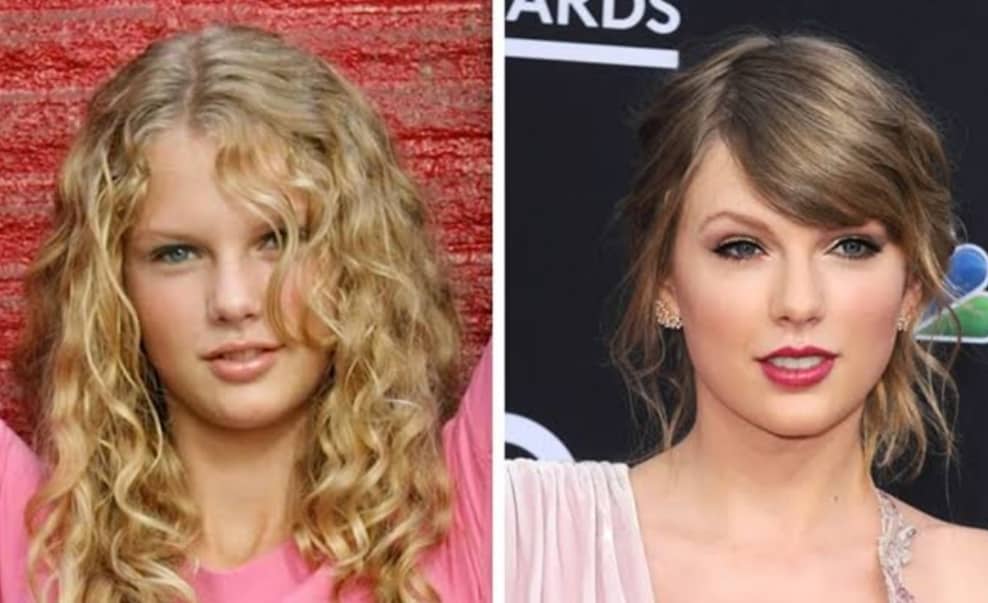 Taylor Swift's Before And After Looks