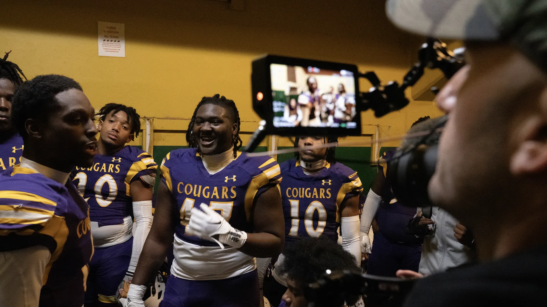 The Edna Karr Cougars in the show, Algiers America