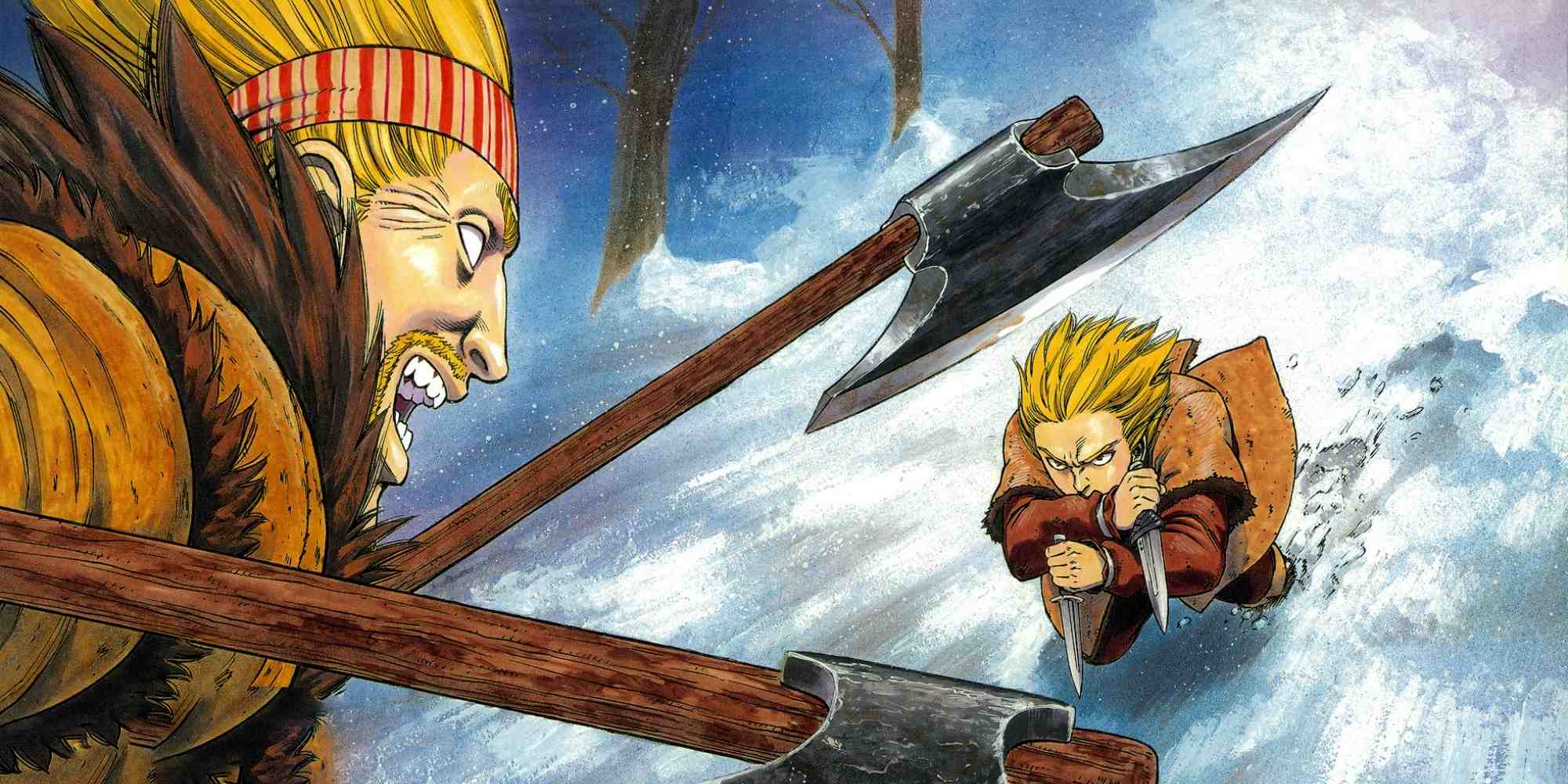 Thorkell And Thorfinn Fighting