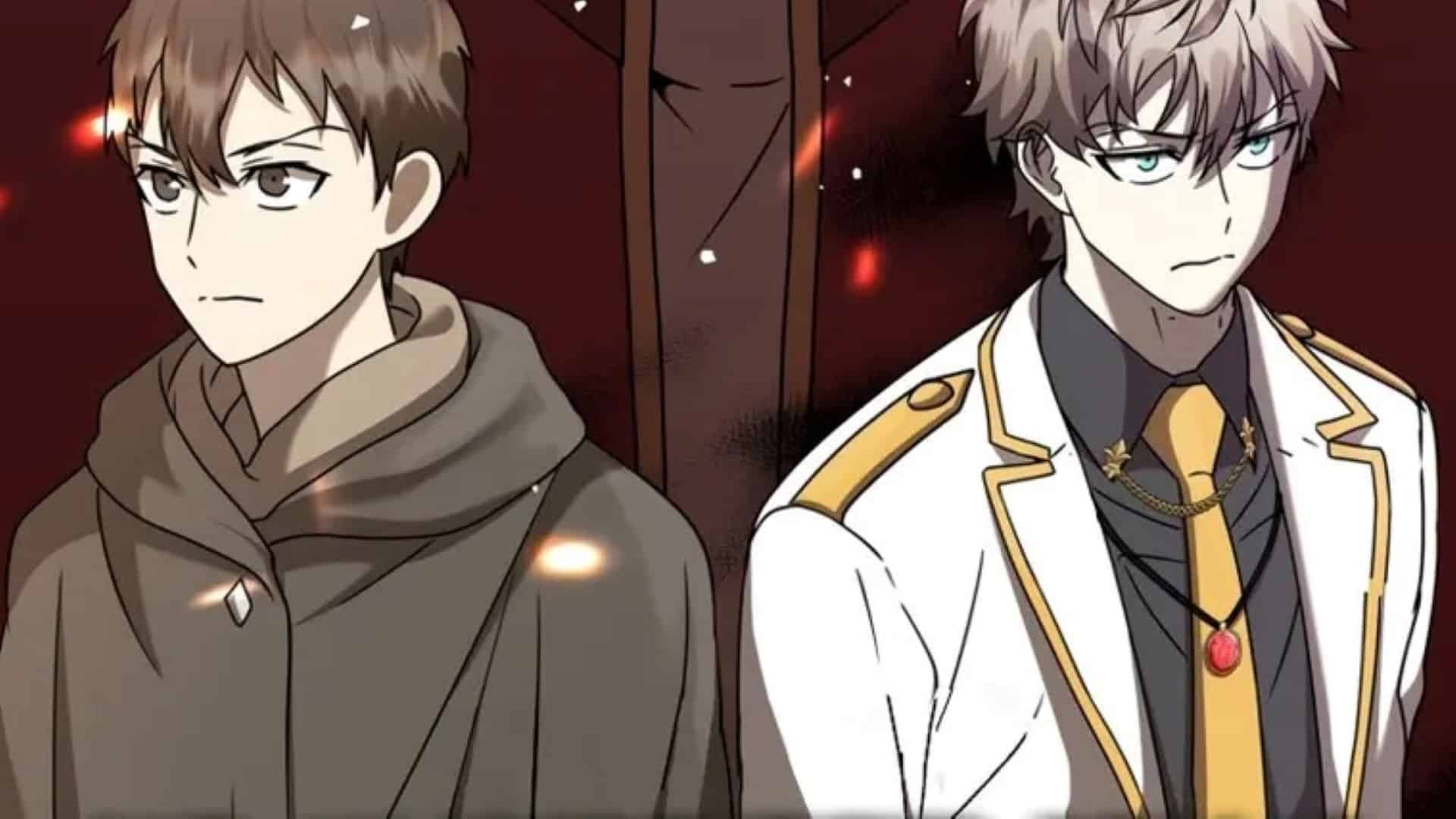 Valier Junior's Human Prisoner Appearance (Left) Vs Student of Temple Class A Appearance (Right) - The Demon Prince Goes To The Academy Chapter 24