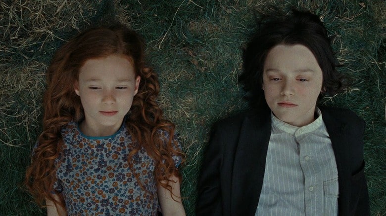 Young Snape and Lily together in the film (Credits: Warner Bros.) 