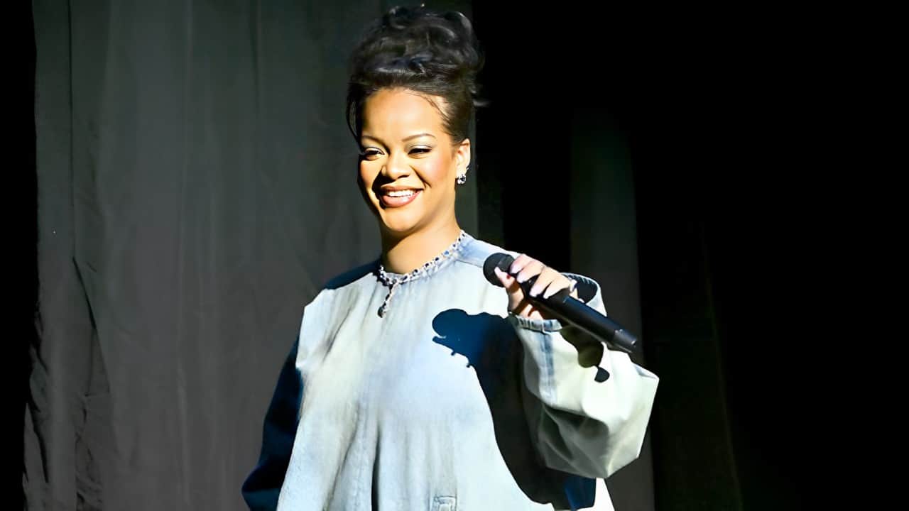 Barbadian singer Rihanna