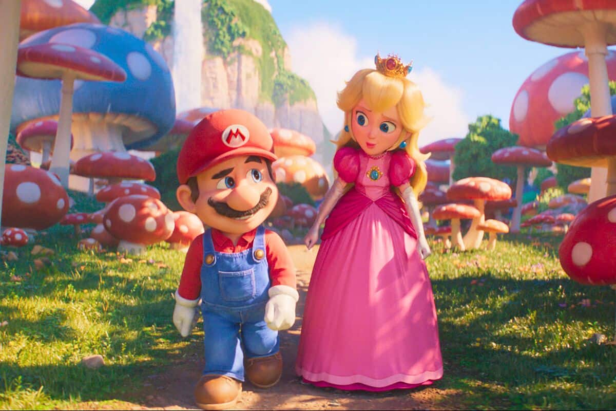 Mario with Princess Peach
