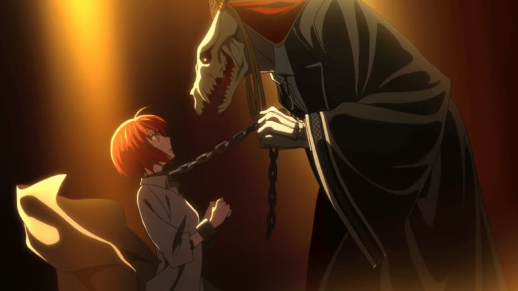 Chise and Elias as shown in the anime