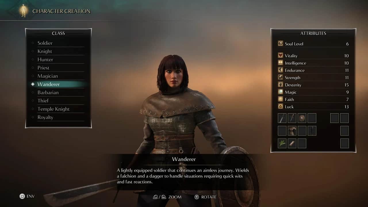 Wanderer class in Demon's Souls (Credits: Bluepoint Games)