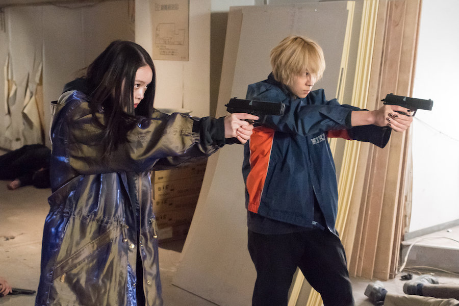 Chisato and Mahiro in the film, Baby Assassins (Credits: Shaiker)