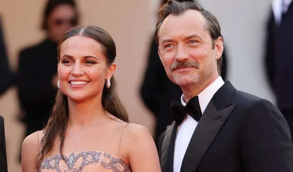 Alicia Vikander e Jude Law no Festival de Cannes 2023