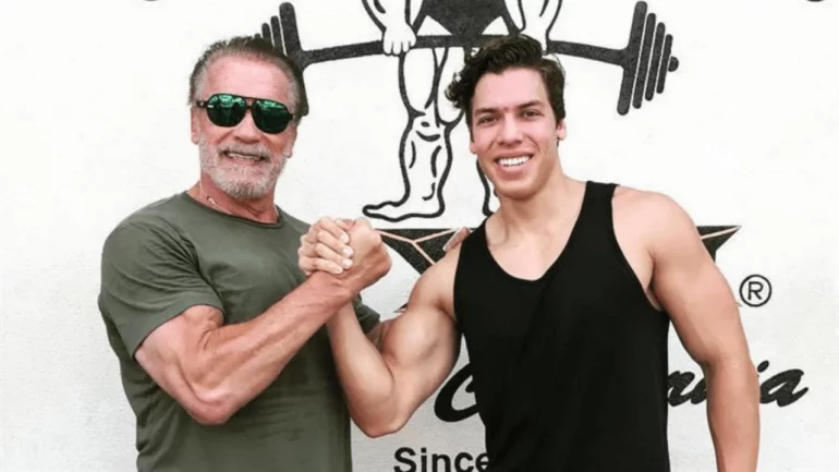 Arnold and his son Joseph Baena