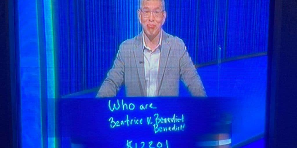 Ben Chan on Jeopardy (CREDIT JEOPARDY PRODUCTIONS)