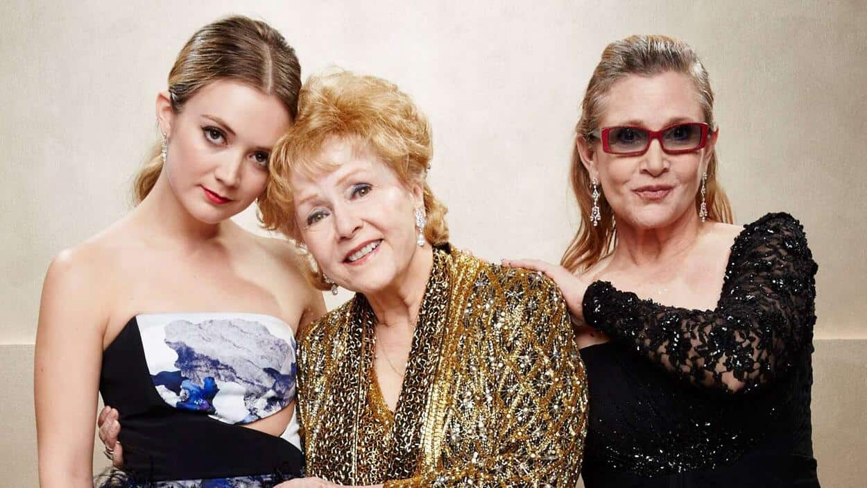 Billie Lourd With Carrie Fisher And Debbie Reynolds