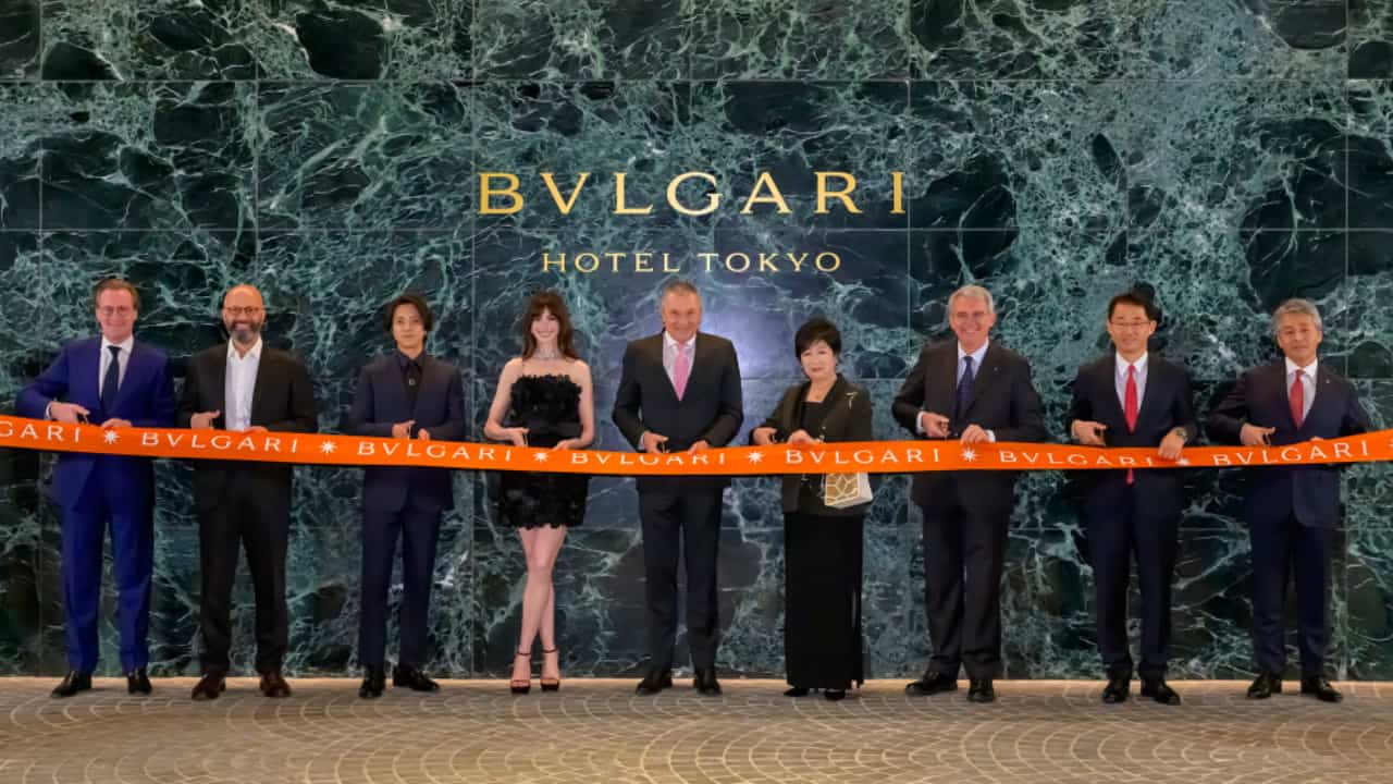 Ribbon Cutting Ceremony at the Bulgari Hotel Tokyo