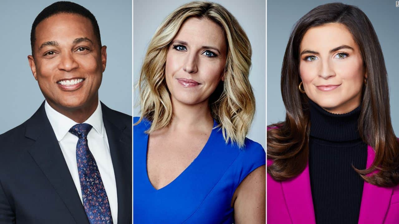 Don Lemon with co-hosts, Poppy Harlow and Kaitlan Collins