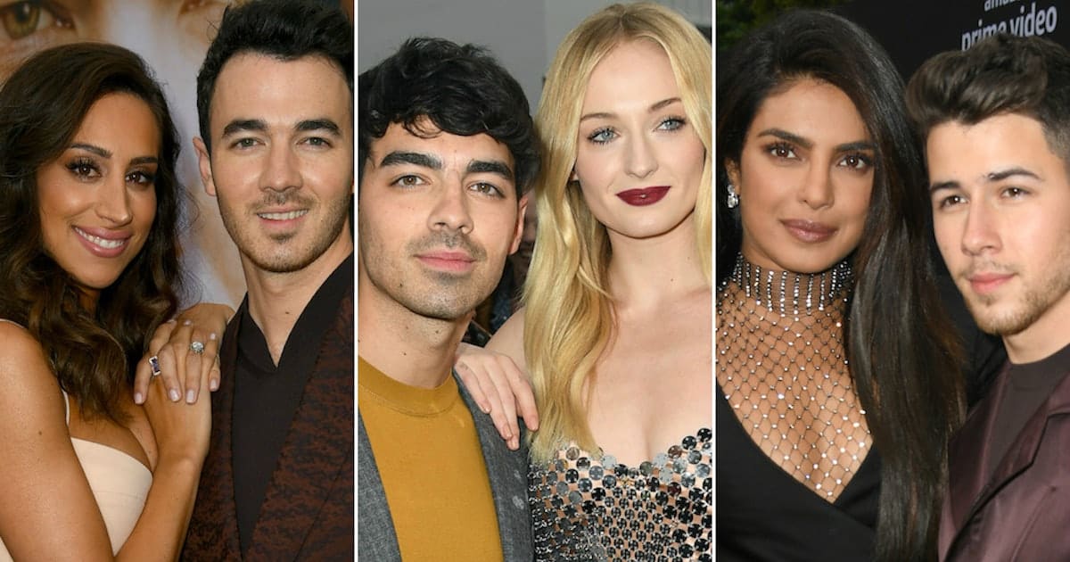 Jonas Brothers and their wives (Credits: Elite Daily)