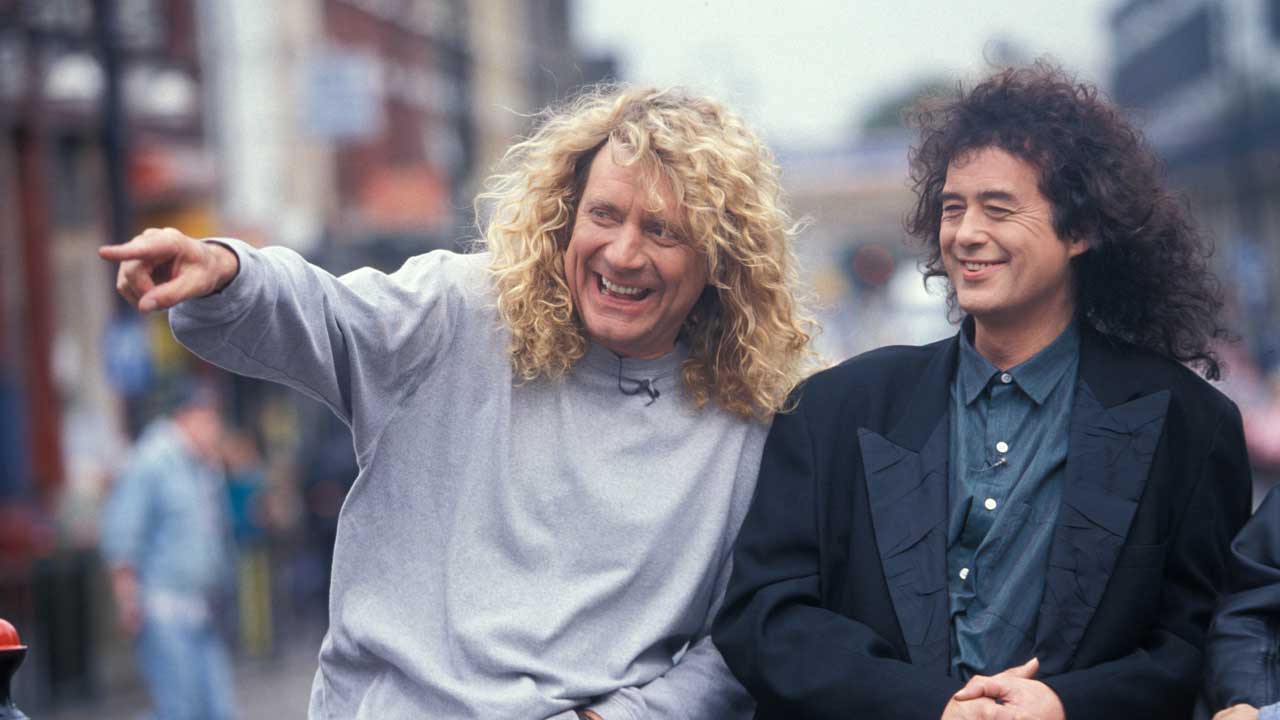 Jimmy Page and Robert Plant.